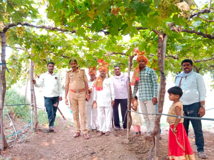 शिवप्रहार न्यूज- गुन्हेगारीचे बंध तोडुन 'कृषीक्रांती' घडवणाऱ्या पारधी कुटुंबाचा पोलीस निरीक्षांकडून सत्कार…