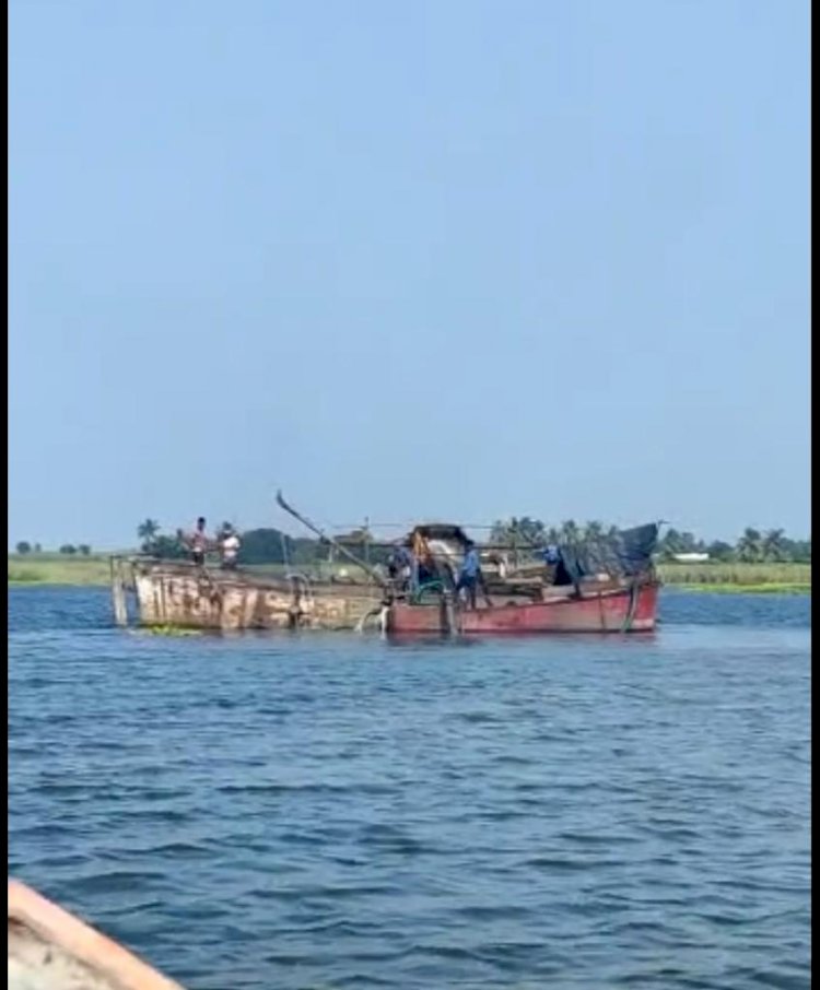 शिवप्रहार न्युज - नदी पात्रातील जलाशयात यांत्रिकी बोटीच्या सहाय्याने अवैध वाळु उत्खनन व वाहतुकीविरुध्द नगर LCB ची धडक कारवाई…