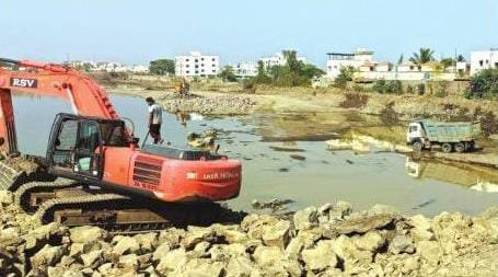 शिवप्रहार न्युज -  शहराच्या पाणी पुरवठा योजनेचे काम युद्ध पातळीवर सुरू…